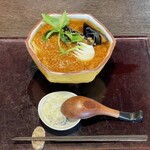 心蕎人さくら - ナスのそぼろあんかけそば　1150円