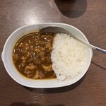 そば処 丸八 - ミニ牛すじカレー