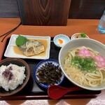 讃岐うどん 明月 - サバの味噌煮定食【2023.12】