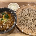 Teuchi Soba Sobashiki - 匠味豚となめこのつけ汁そば ¥1.650(税込)