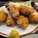 割烹 魚勇 - カキフライ6個定食