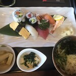 Sakana Shokubou Sushizen - うどんと寿司の膳