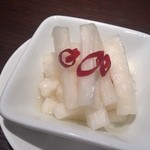 新中国料理 HARAKAWA - 大根の酢漬け