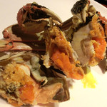 華家 - 上海蟹（割ったところ）