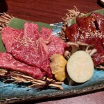 焼肉きたじま - 和牛カルビ、和牛ハツ