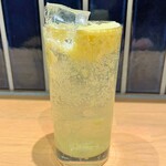 Frozen juice lemon sour