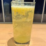 Frozen juice lemon highball