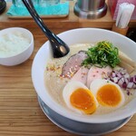 鶏泡そば 草戸ベース - 