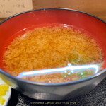 ゆず - 味噌汁の出汁がバツグンにうまし♪