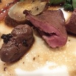 Le Sarment D’or - 野兎ソテー：左がロニオン、右が心臓