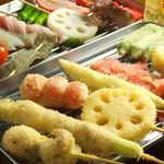 油食来 - 定番串揚げセット5本600円