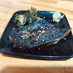 マグロー - サバづけ炙り味噌　300円