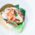 リストランテ・サリーレ - 蒸しアワビのソテー　そのジュのソース