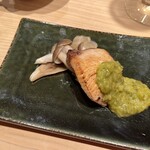 鮨結う翼 - 焼き物　ぶりの下仁田ネギソース