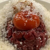 西院焼肉KINOE - 雪チーズユッケ丼