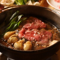 【期間限定】大和牛と広島牡蠣の上すき焼き  単品