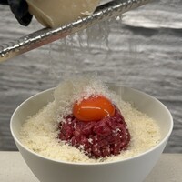 西院焼肉KINOE - 雪チーズユッケ丼