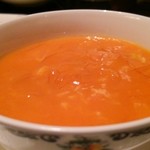 桃花林 - かにの卵入りふかひれのスープ  相変わらず絶品！