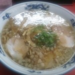 尾道ラーメン 宝竜 - 尾道風（薄口）チャーシュー麺大