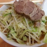 絆 - ラーメン普通、野菜多め。