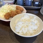 来来亭 - カキフライ定食セット