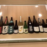 鮨桂太 - 本日の日本酒（╹◡╹）♡