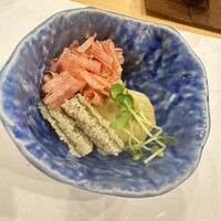 鮨うら山 名駅 - この鰹節が美味しくて子供もパクパク