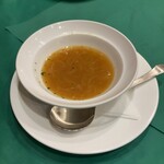 グリル グランド - オムライスセットのオニオンスープ