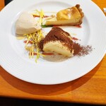 欧風食堂 Kubo屋 - スイーツ3種盛り　店主さんにおまかせで作ってもらいました。