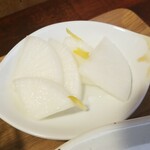 キッチン ブルー グローブ - カブのお新香、柚子が際立ちます