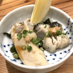 しんのすけ - 生かきポン酢_根室産大粒
      生かきポン酢_サロマ湖産小粒