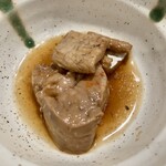 しんのすけ - あん肝煮、太刀魚の腹