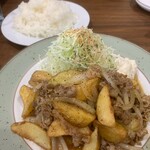 えいすけ - ビーフじゃがバター定食　1,020円