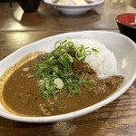 Motomachi Doori Sanchoume - ホンマ葱乗ってる…けど！この葱がめっちゃええ仕事してる！カレーがスパイシーでめちゃうま！