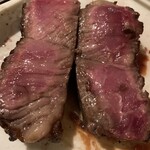 ウルフギャング・ステーキハウス - じゅわ〜っと旨味が！たまらん♪