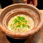 割烹 隆 - ⚫加賀蓮根とずわい蟹の炊き込みご飯