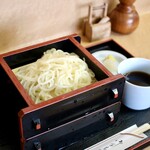 そば処 三喜 - ざるうどん・細麺 (750円)