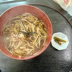 道の駅 はしかみ - かけ蕎麦¥650