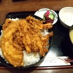 仁や - 天丼 1000円