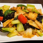 豫園 - 揚げ豆腐の辛味煮