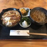 麺処 やま志 - ミニカツ丼とミニそばセット