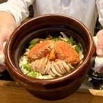 祇園 にし - ●松茸と香箱蟹のご飯