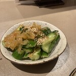 まんざら亭 NISHIKI - 胡瓜とクラゲ