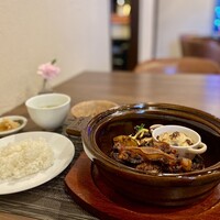 Roji銀 - 牛テールハンバーグセット