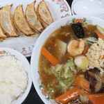 餃子の王将 - 五目あんかけラーメンフェアセットＢ＋餃子３個