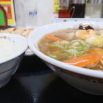 餃子の王将 - 五目あんかけラーメンフェアセットＢ＋餃子３個