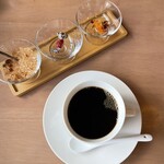 渡邉喫茶 - その時のケーキ＋ドリンク。のコーヒー