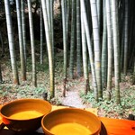 休耕庵 竹の庭の茶席 - 