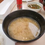 田中屋レストラン - お味噌汁