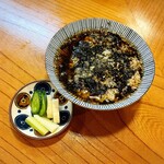 小魚料理 とみ助 - 締めにオーダーした海苔茶漬けです(o^^o)